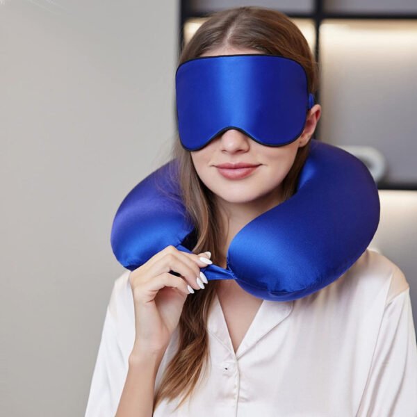 Comfortable Satin silk Neck Pillow