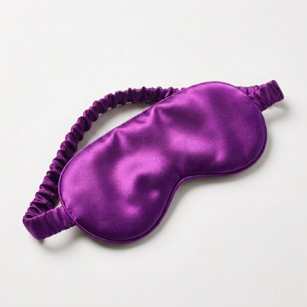 Satin Silk Sleep Eye Mask-Deep Purpel