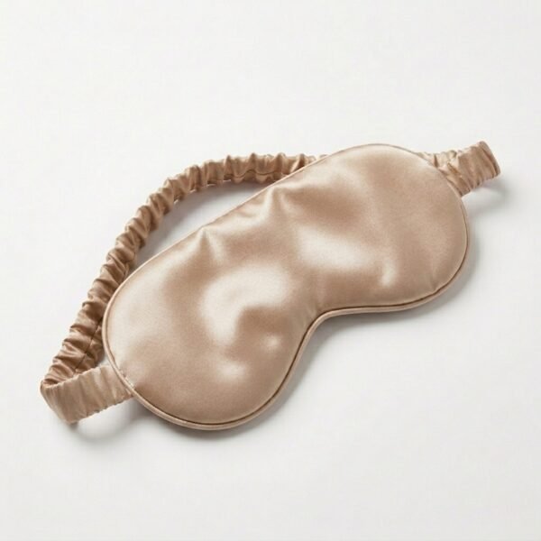 Satin Silk Sleep Eye Mask-Sand Beige