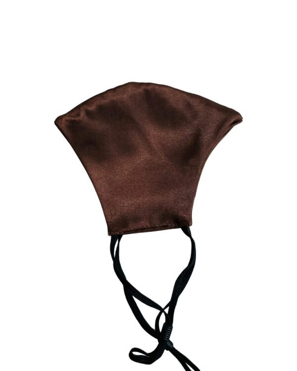 Satin Silk Face Mask-Chacolate