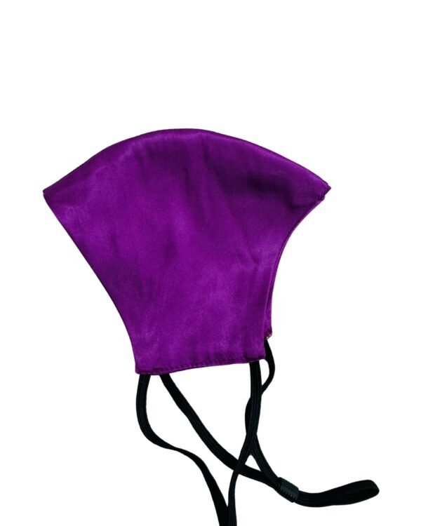Satin Silk Face Mask-Deep Purpel