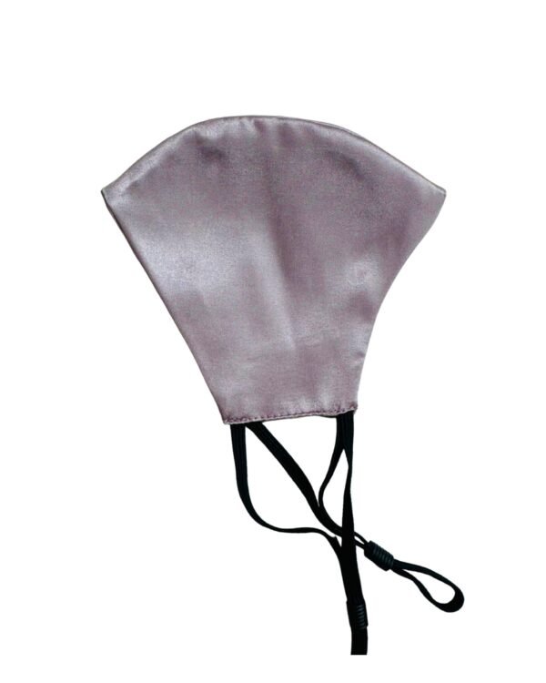 Satin Silk Face Mask-Faded Purpel