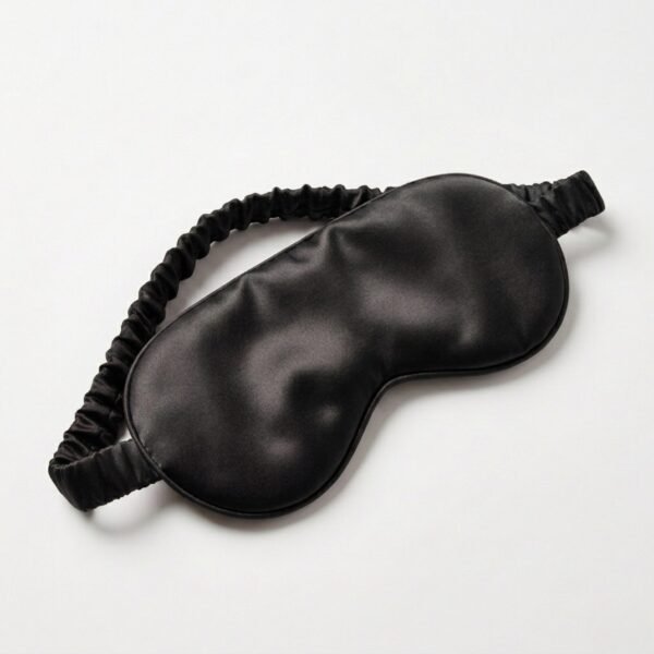 Satin Silk Sleep Eye Mask-Black