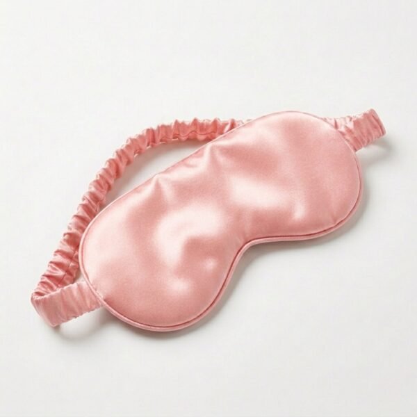Satin Silk Sleep Eye Mask-Blush Pink