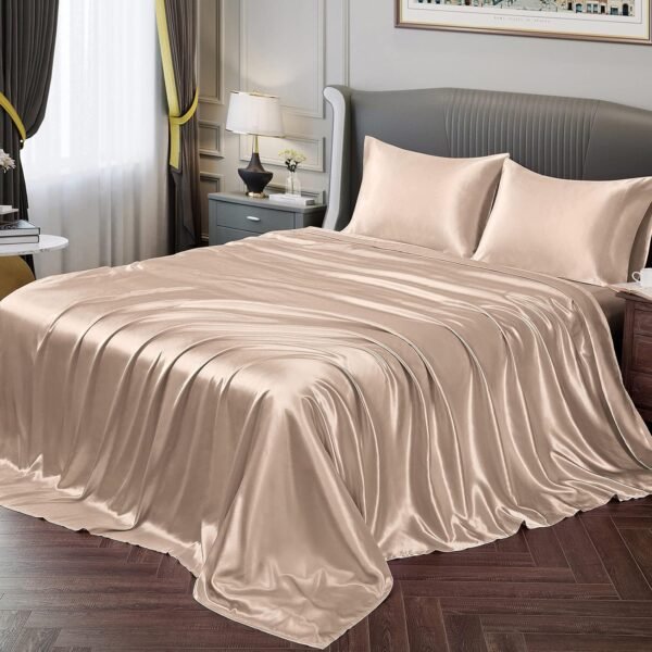 Luxury Satin Silk Bed Sheet Set