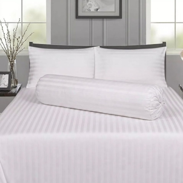 Strip Egyptian Cotton -Bed Sheet Set