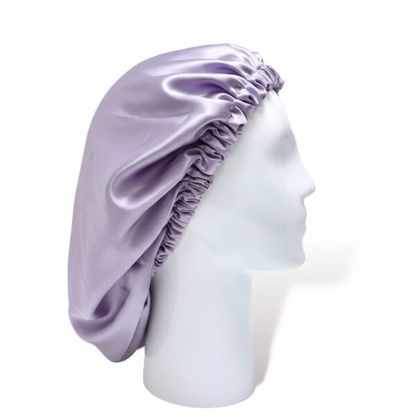 Satin Silk Hair Bonnet-Lavender