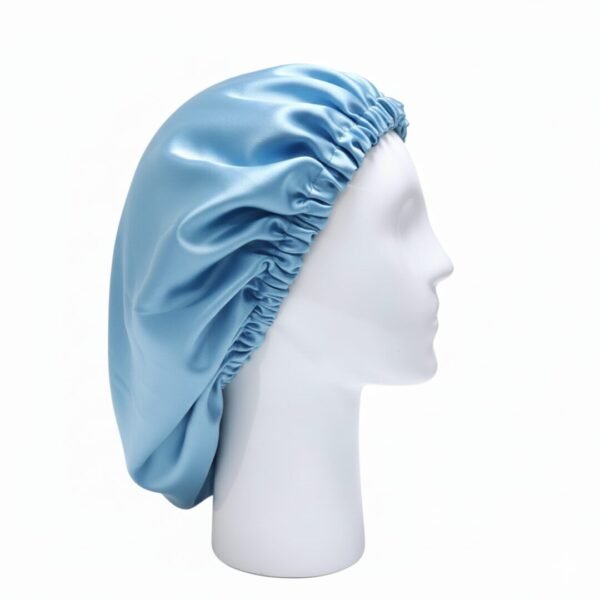 Satin Silk Hair Bonnet-Sky Blue