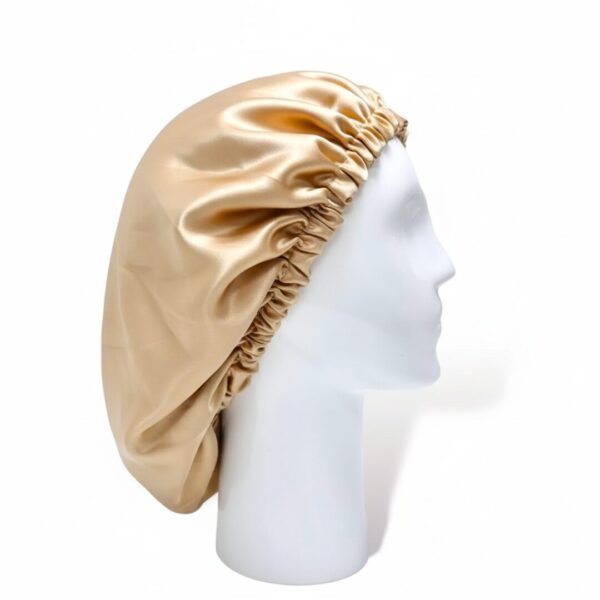 Satin Silk Hair Bonnet-light-champagne