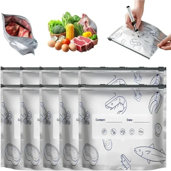Fridge Storage Aluminum Foyel bag (12/10 বড় সাইজ)